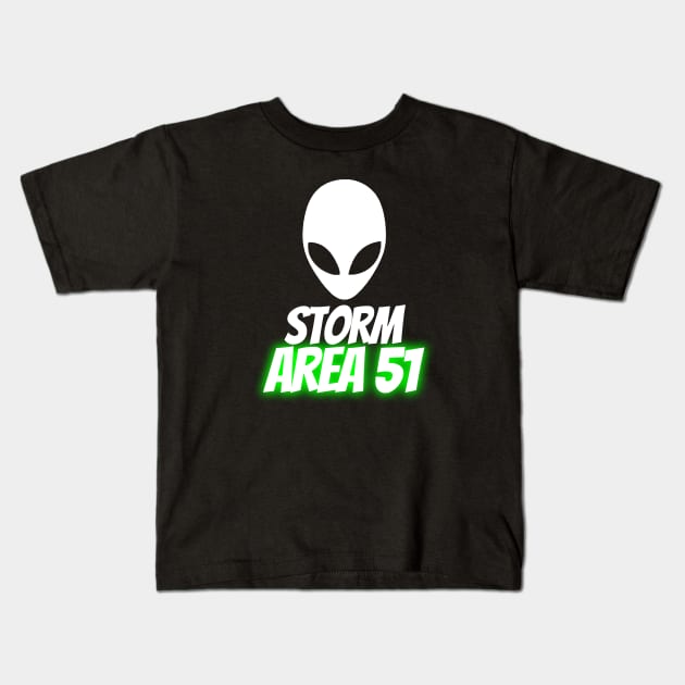 Aliens Kids T-Shirt by GreenGuyTeesStore